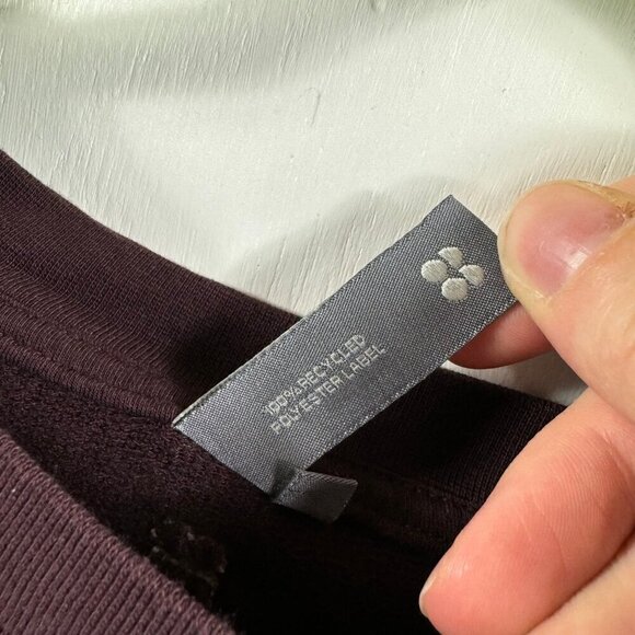 Sweaty Betty After Class Sweatshirt maroon athleisure athletic long sleeve. sz S - Picture 7 of 8